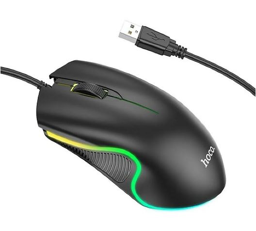 Мышь оптическая HOCO GM19 3 кнопки USB 3.0 с подсветкой