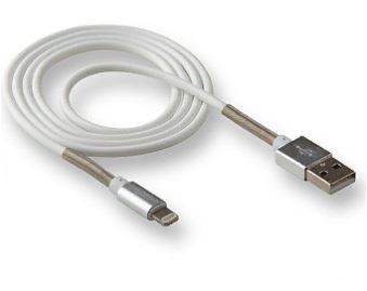 Кабель WALKER C720 2,4A  Lightning  1м белый