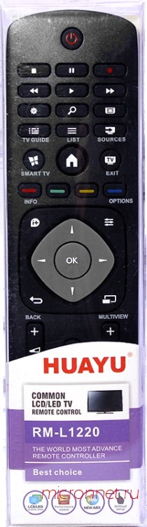 Пульт для телевизора Philips HUAYU RM-L1220