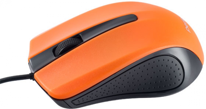 Мышь PERFEO PF-3441 RAINBOW оптическая черная/оранжевая 3кн USB