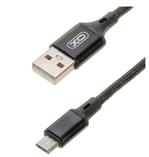 Кабель XO NB-143 2.4A  Micro  1м черный
