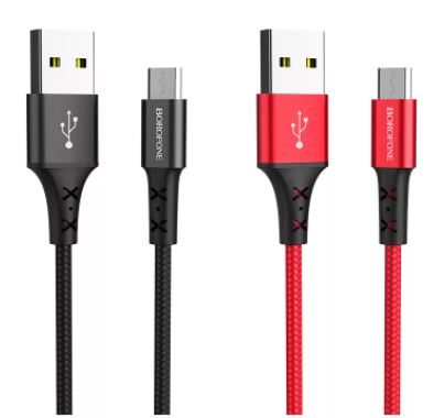 Кабель BOROFONE BX20  USB TYPE-C 1,0м 2.4 A черный