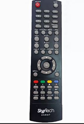 Пульт для приставки GOLDMASTER 57G DVB-T, SKYTECH 57G DVB-T2 тех пак